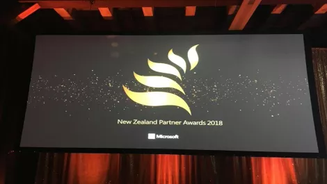 The view from the crowd at the MS Partner Awards